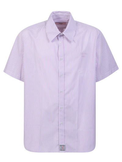 Shop Martine Rose Shirts In Purple