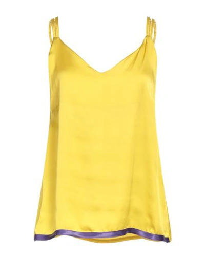 Dixie Woman Top Acid Green Size L Viscose In Green