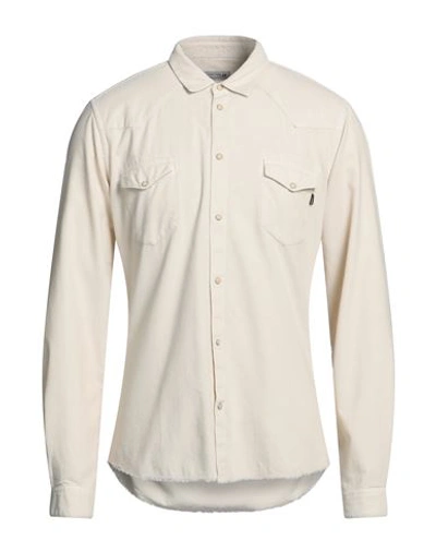 Shop Daniele Alessandrini Homme Man Shirt Cream Size Xxl Cotton In White