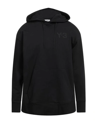 Shop Y-3 Man Sweatshirt Black Size M Cotton, Elastane