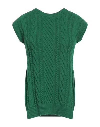 Shop Giulia N Woman Sweater Green Size Xs Polyamide, Wool, Viscose, Cashmere