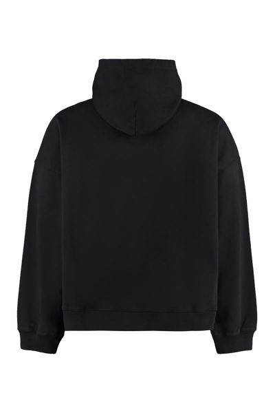 Shop Balenciaga Oversize Hoodie In Black