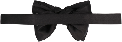 Shop Tom Ford Silk Bow Tie In Black