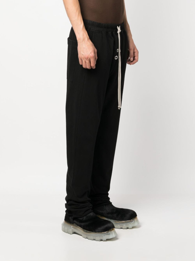 Shop Rick Owens Berlin Organic-cotton Track Pants In Black