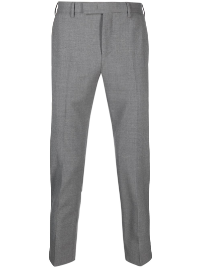Pt Torino Man Pants Dark Brown Size 32 Virgin Wool In Grey