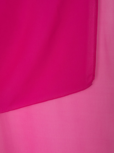 Shop Pinko Sheer Rectangle-shape Scarf In Purple