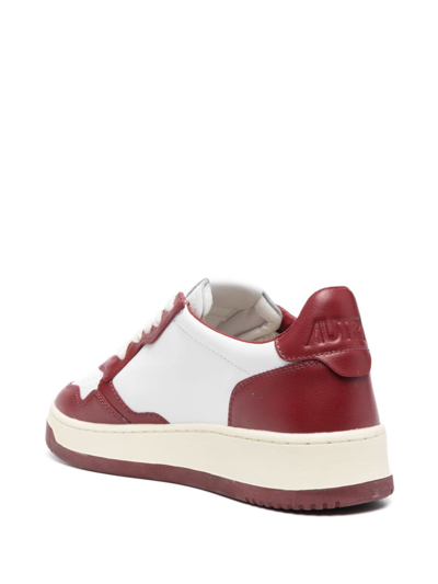Shop Autry Scarpe Stringate Low-top Sneakers In White