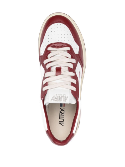 Autry Sneakers Medalist In Burgundy
