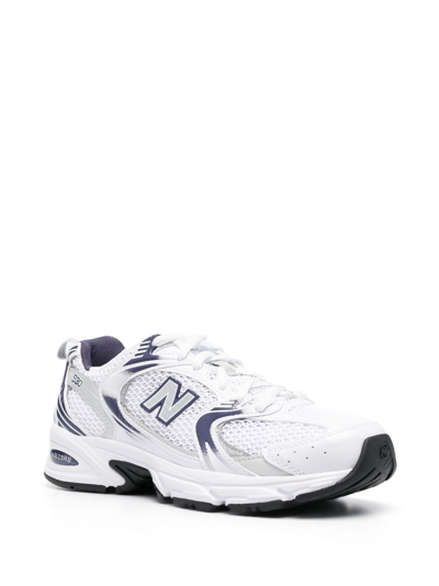Shop New Balance 530 Logo-patch Sneakers In White