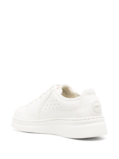 Shop Camper Runner Up Logo-patch Sneakers In White