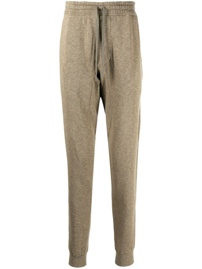 Shop Tom Ford Drawstring-waistband Track Pants In Green