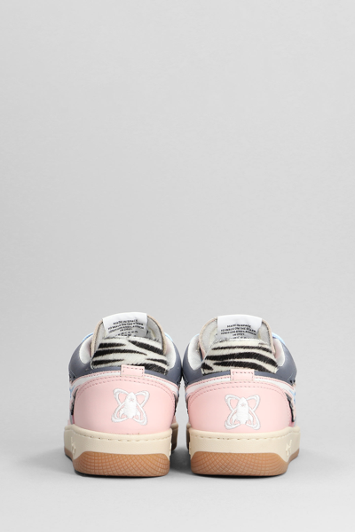 Shop Enterprise Japan Sneakers In Rose-pink Synthetic Fibers