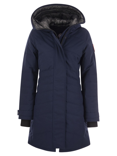 Shop Canada Goose Lorette - Padded Parka In Navy Blue