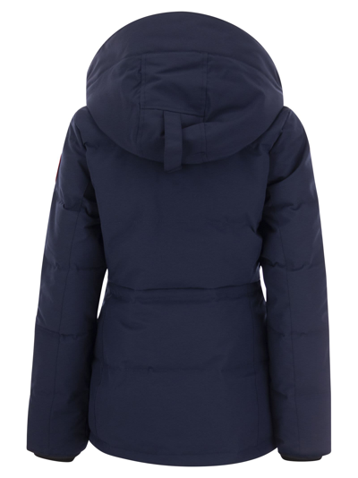 Shop Canada Goose Chelsea - Padded Parka In Navy Blue