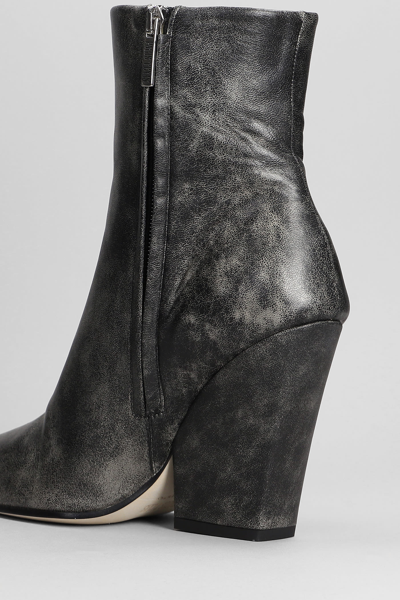 Shop Paris Texas Jane Ankle Texan Ankle Boots In Black Leather