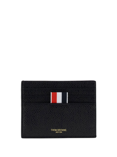 Shop Thom Browne Card Holder In Black