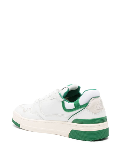 Shop Autry Clc Low-top Leather Sneakers In White