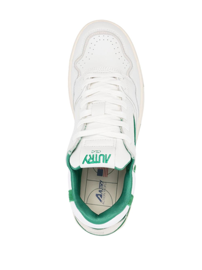 Shop Autry Clc Low-top Leather Sneakers In White