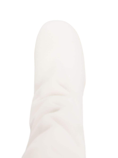 Shop Guidi 40mm Zip-fastening Leather Boots In White