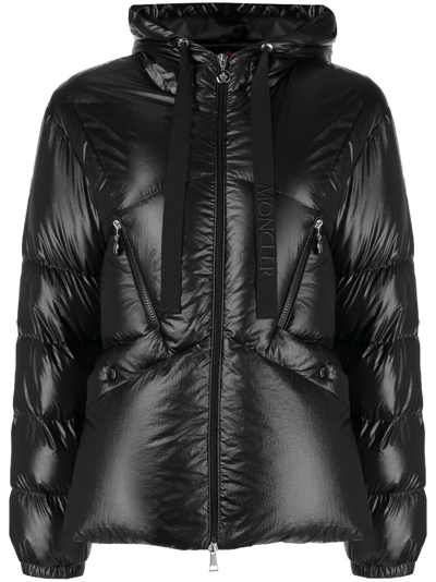 Shop Moncler Seine Padded Jacket In Black