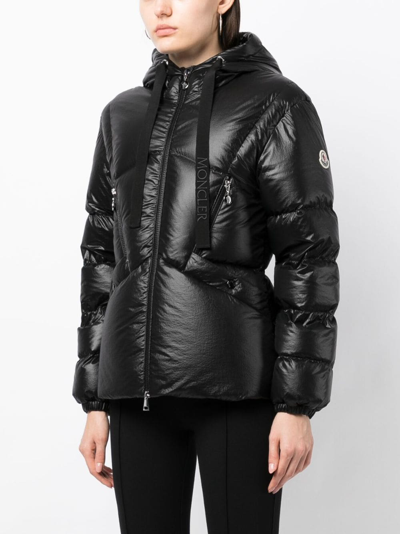 Shop Moncler Seine Padded Jacket In Black