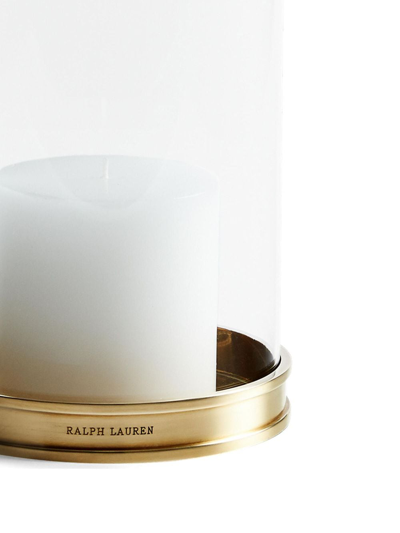 Shop Ralph Lauren Modern Hurricane Candle Holder In White