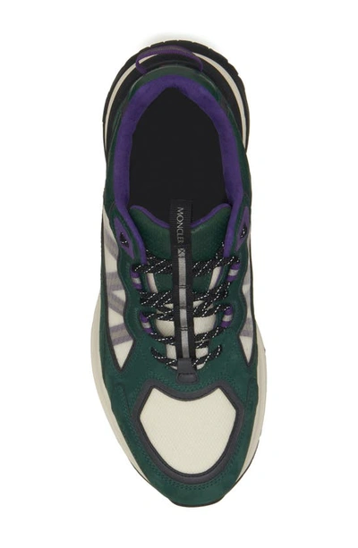 Shop Moncler Lite Runner Low Top Sneaker In Green