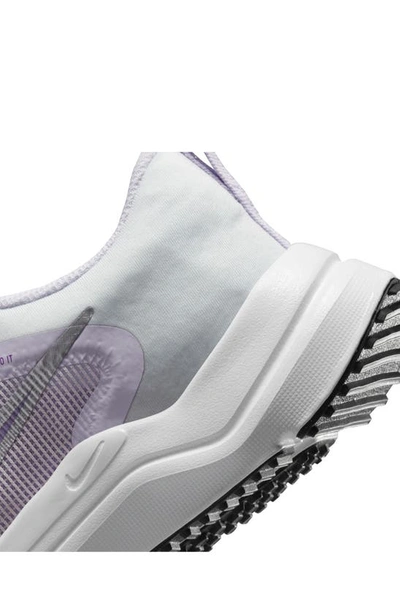 Shop Nike Downshifter 12 Sneaker In Violet/ Silver/ Platinum