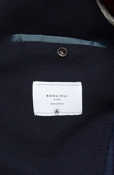 Shop Boglioli Wool & Cotton Sport Coat In Navy