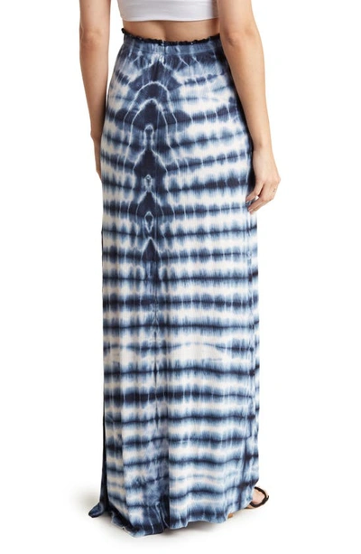 Go Couture Tie Dye Slit Maxi Skirt In Summer Song