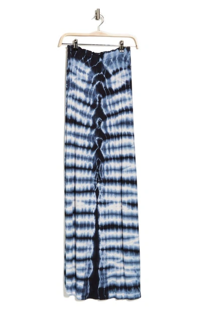 Go Couture Tie Dye Slit Maxi Skirt In Summer Song