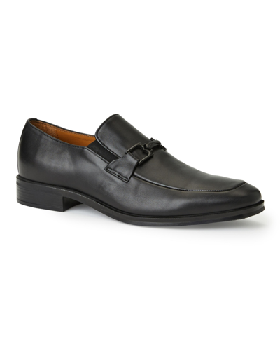 Shop Bruno Magli Men's Renzo Leather Loafers In Black
