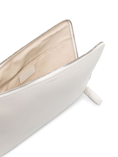 Lemaire Embossed-logo Document Holder In White