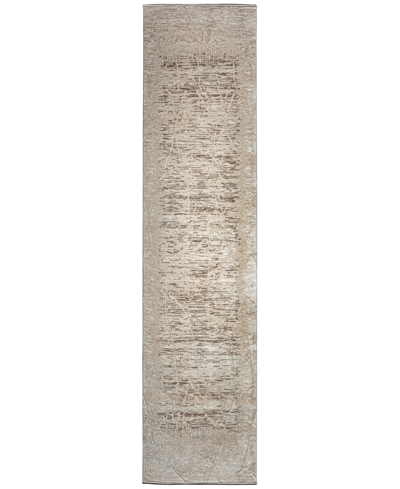 Shop Km Home Closeout!  Davide 1229 2'2" X 7'7" Runner Area Rug In Beige