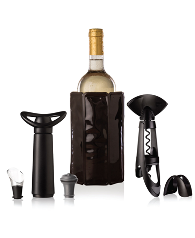 Shop Vacu Vin 6-piece Wine Set Original Plus In Black