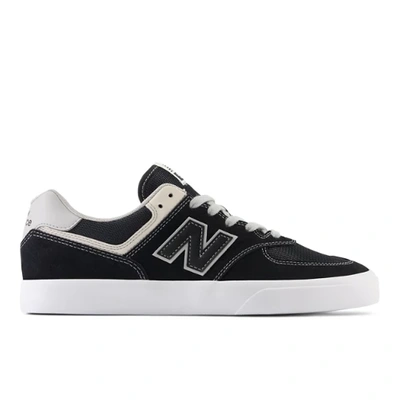 Shop New Balance Unisex Nb Numeric 574 Vulc In Black/grey