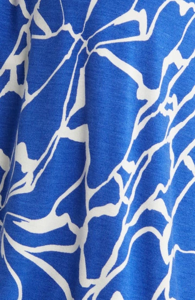 Loveappella Print Tank In Electric Blue