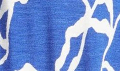 Loveappella Print Tank In Electric Blue