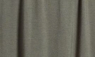 Loveappella Sleeveless V-neck Jersey Midi Dress In Olive