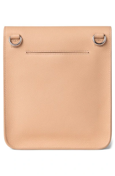 Shop Akris Small Anouk Leather Crossbody Bag In Cordage