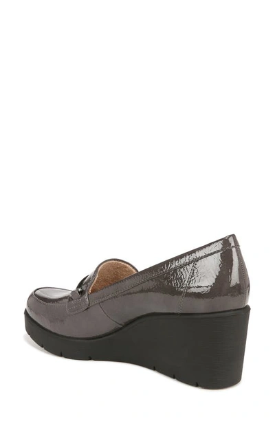Soul Naturalizer Achieve Wedge Loafers In Grey Patent