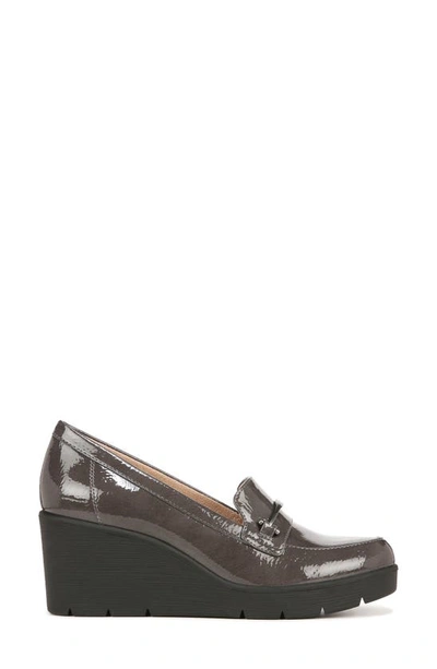 Soul Naturalizer Achieve Wedge Loafers In Grey Patent