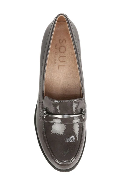 Soul Naturalizer Achieve Wedge Loafers In Grey Patent
