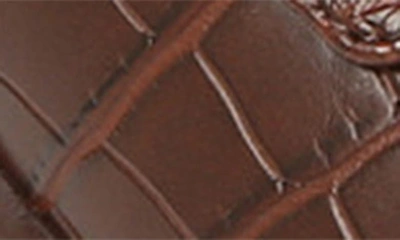 Soul Naturalizer Achieve Bit Wedge Pump In Dark Brown Croco