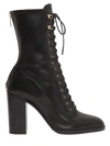 SERGIO ROSSI 90MM CHANGELING STRETCH LEATHER BOOTS, BLACK