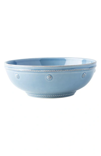 Juliska Berry & Thread Chambray 7.75" Coupe Pasta Bowl In Chambray
