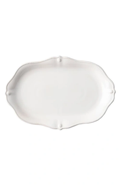 Juliska Berry And Thread Whitewash Platter In Whitewash