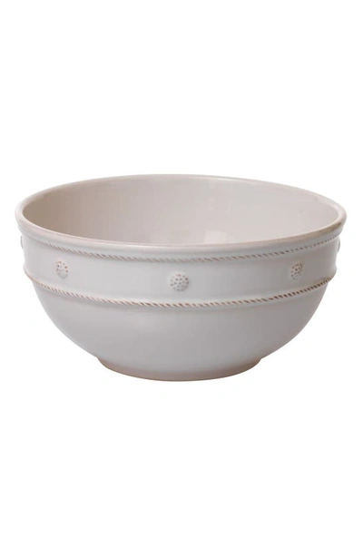 Juliska Set Of 3 Berry And Thread Whitewash Nesting Serving Bowls In Whitewash