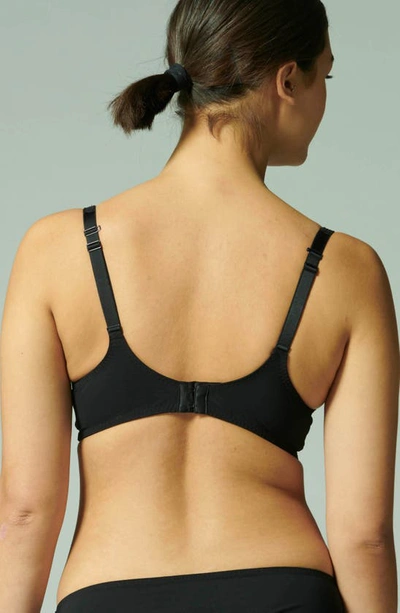 Simone Perele Reve Underwire 3d Plunge Bra In Black