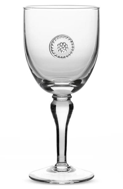 Shop Juliska Berry & Thread Wine Glass In Clear